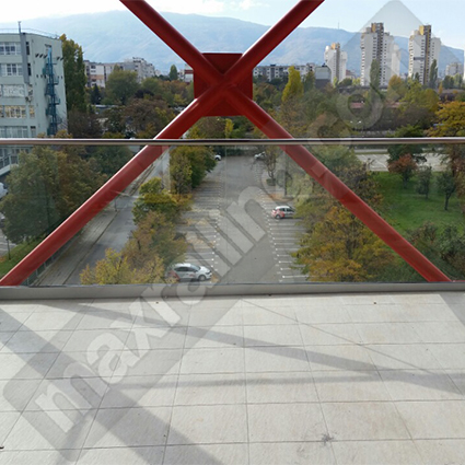 стъкло парапет